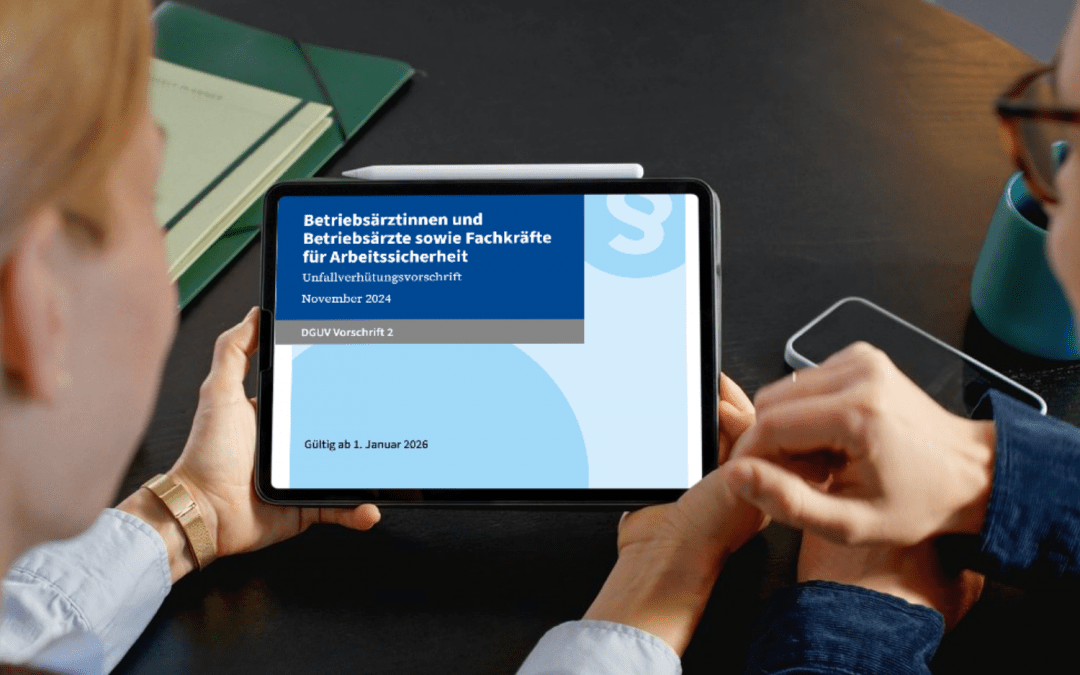 DGUV Vorschrift 2 Update 2026: Neue Regeln für GBU Psych